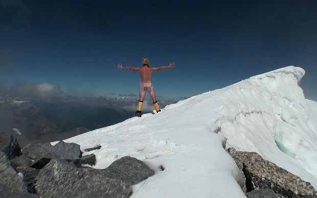 Mountain naked man Mountain naked man