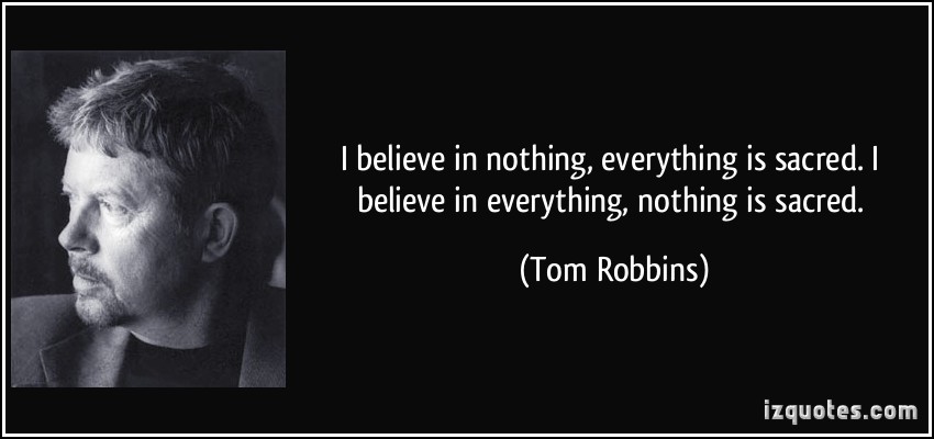 Everything sacred Everything sacred