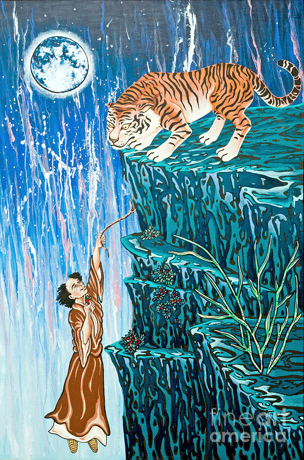 Tiger and strawberry Tiger and strawberry