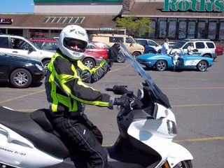 Me on my scooter Me on my scooter